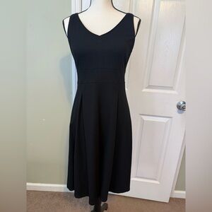 Eileen Fisher Black Midi Dress